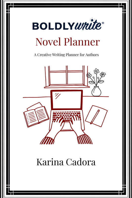 BoldlyWrite Creative Novel Planner for Writers by Karina Cadora