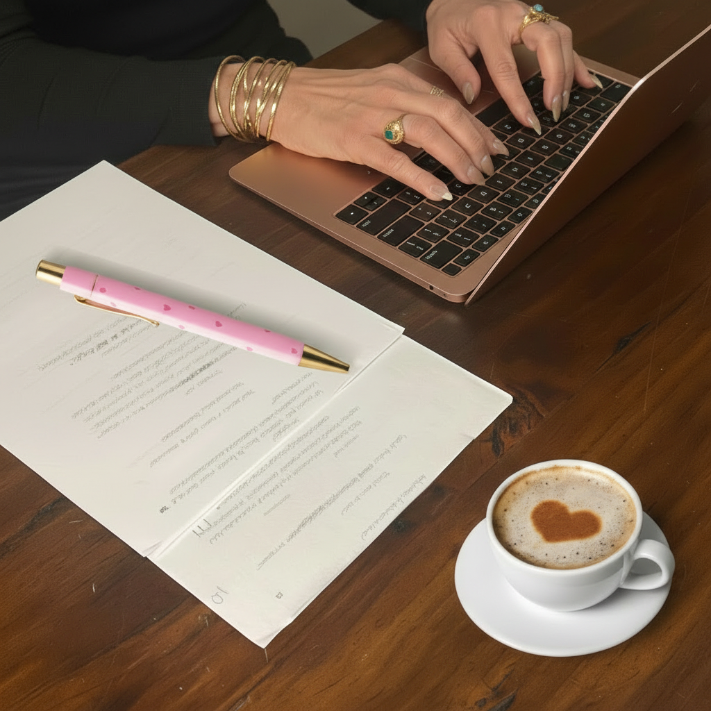 Karina's Writing Tips - Matched Desk Color